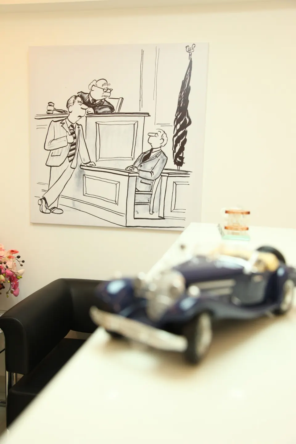 משרד עו״ד ירון בוכובזה — אזור המתנה